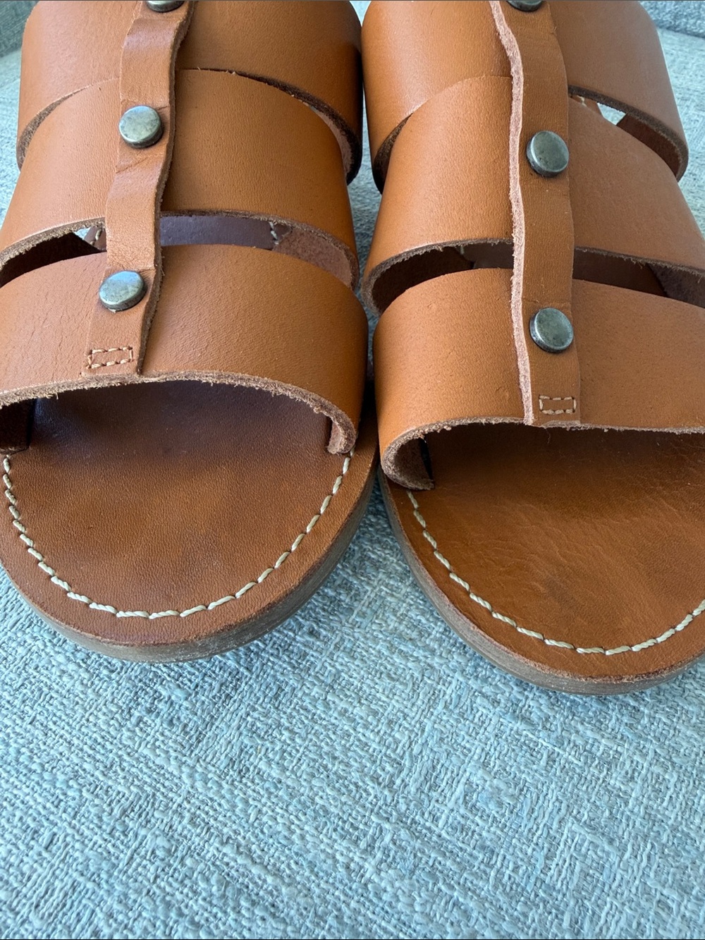Madewell Rowan Gladiator Sandals Women's Size 7 .5 - Picture 3 of 10